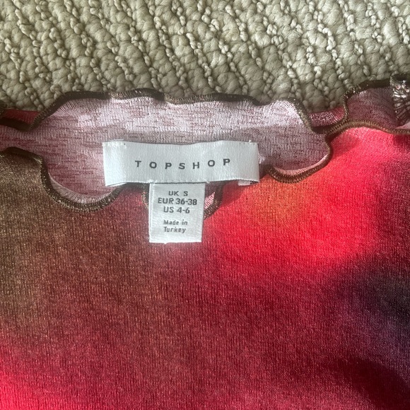 Topshop Multicolor Top - Picture 2 of 3